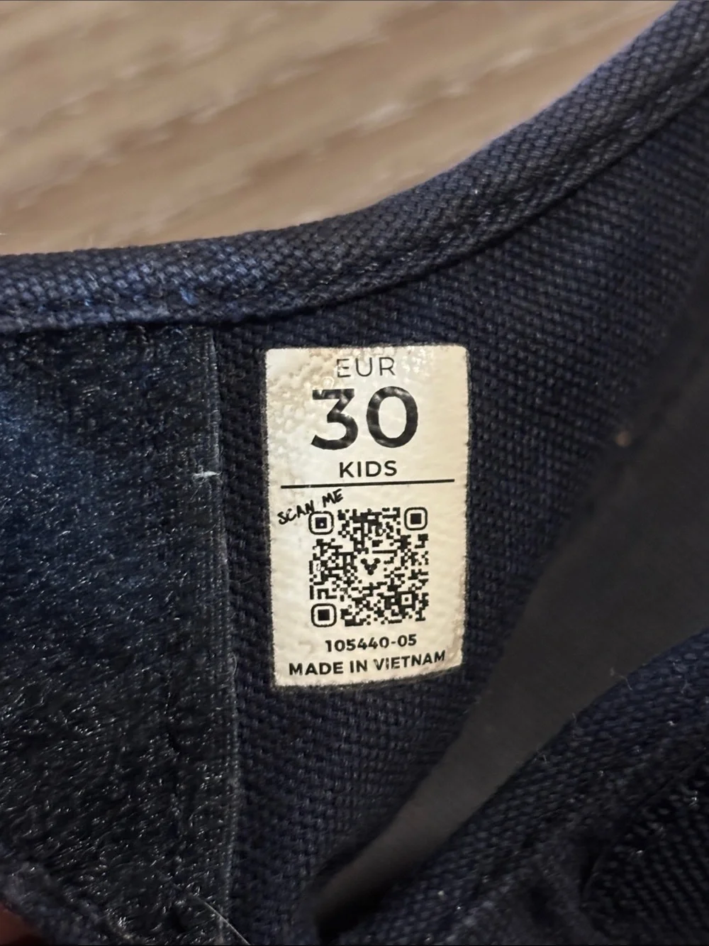 Vivobarefoot Kids Play Shoes Size EU 30 (US12/12.5) Navy Velcro Strap Casual - Picture 8 of 8
